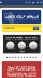 Mobile Screenshot of logo-golfballs.co.uk