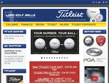 Tablet Screenshot of logo-golfballs.co.uk